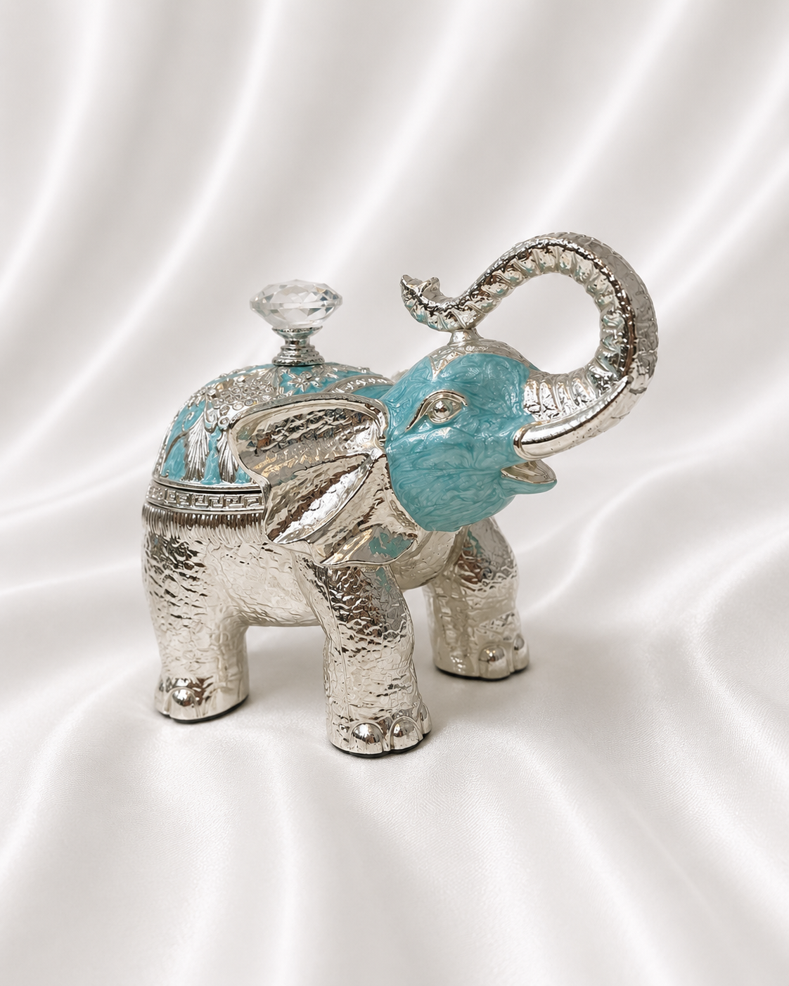 Elephant Sugar Pot with Spoon