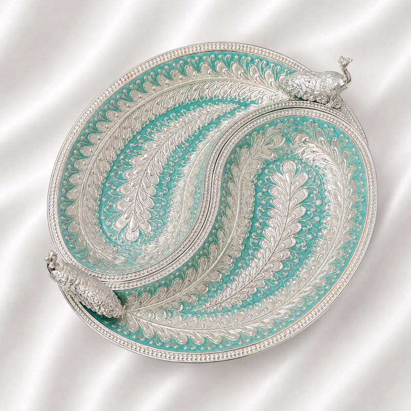 Peacock Leaf Tray